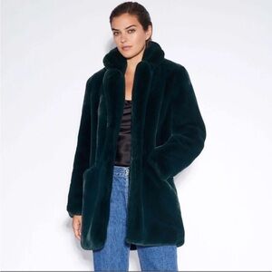 Apparis Deep Green Teddy Jacket